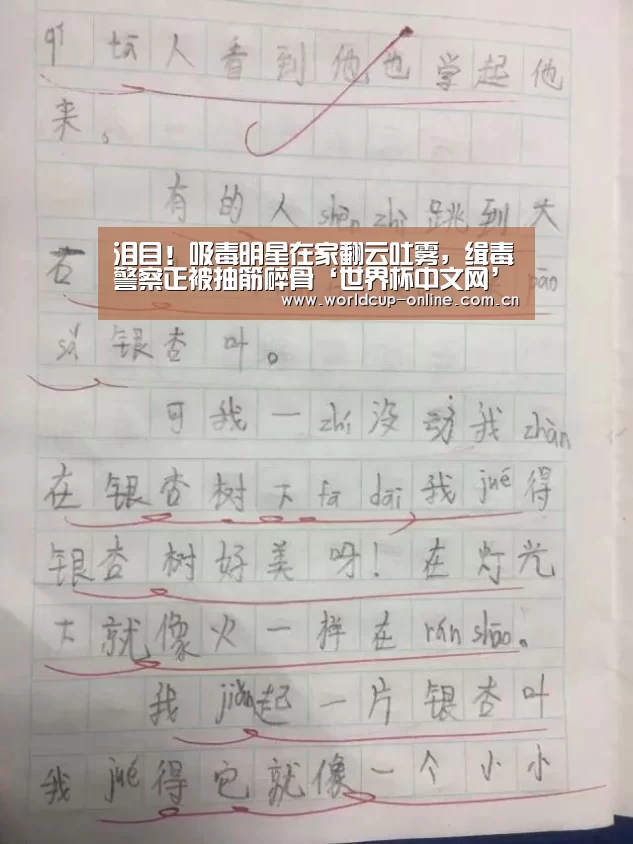 泪目!吸毒明星在家翻云吐雾,缉毒警察正被抽筋碎骨‘世界杯中文网’(图1) 世界杯中文网