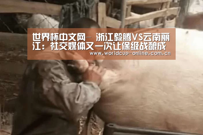 世界杯中文网-
浙江毅腾VS云南丽江:社交媒体又一次让保级战酿成口水战?(图3) 官方动态